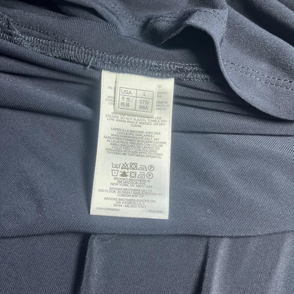 Brooks Brothers $349 Woman’s L Pleated Flare Dress Sleeveless poly/spandex blend - Picture 9 of 9